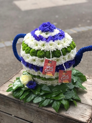 Green and Blue Teapot