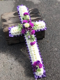 Purple Coffin Cross