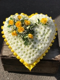 Yellow Rose Heart