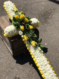 White and Yellow Cross