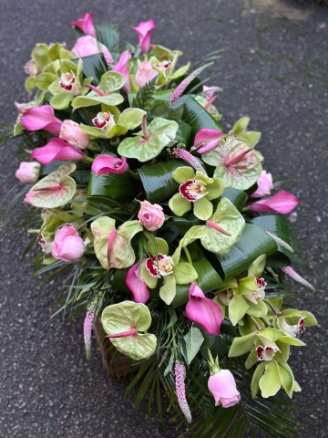 Tropical Casket Spray