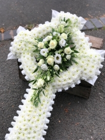 White celtic cross